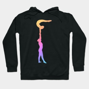 A women’s pair doing high hand arch Hoodie